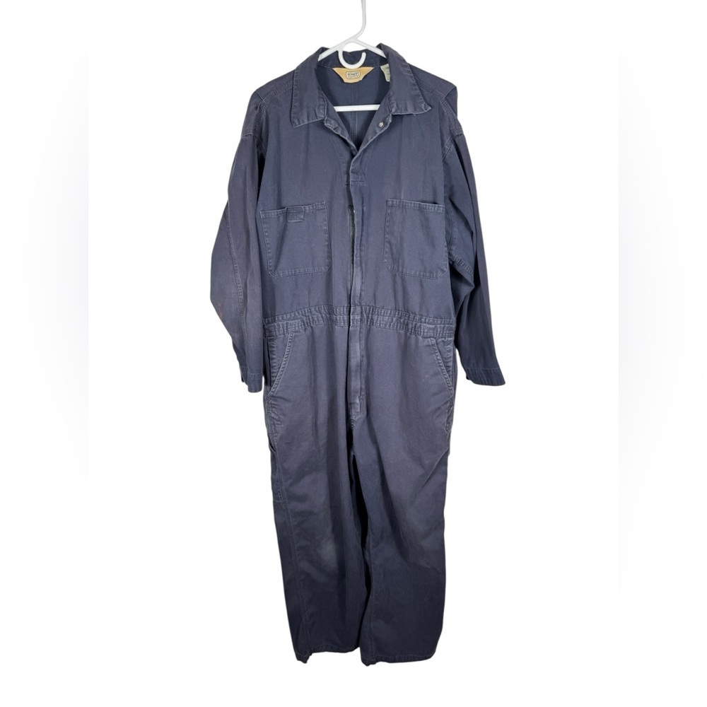 CE Schmidt Workwear Blue Work Utility Jumpsuit Coveralls, Size XL Short